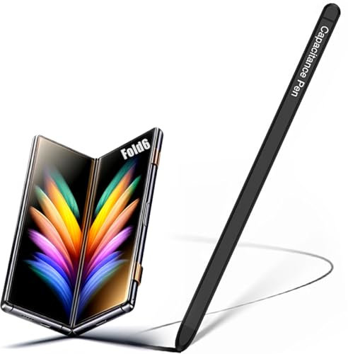 BaiFu Ersatz S Pen, Stylus Samsung Fold6, Stift Z Fold 6 Slim, Input Pen für Galaxy Fold6 Fold Edition, Universal Stylus Pen für Samsung Galaxy Z Fold6-Schwarz
