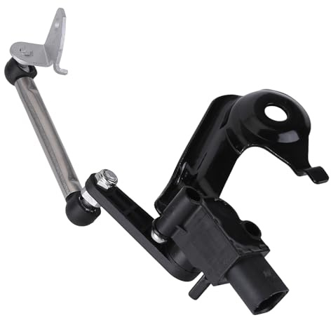 Slakerbe Niveausensor Höhensensor Hinten Links, 8R0941309C 8R0941309E Scheinwerfer Füllstandssensor Höhensensor Leuchtweitenregulierung mit Gestänge kompatibel mit A6 A7 Q5 4G2 4GC 8RB 2008-2017