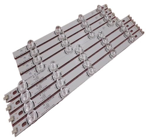 WASQUBKS LED-Hintergrundbeleuchtungsstreifen kompatibel for LG 39 Zoll TV 39LN5300 39LN5400 HC390DUN-VCFP1-21XX Innotek POLA2.0 39 A/B Typ(20lot)