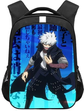 Anjinguang Anime MHA Rucksack Midoriya Izuku Tasche Bakugo Katsuki Schultasche für Jungen Mädchen Studenten Büchertasche Reise Laptop Tagesrucksack Schulterrucksäcke, Typ13, 44*30.5*16cm