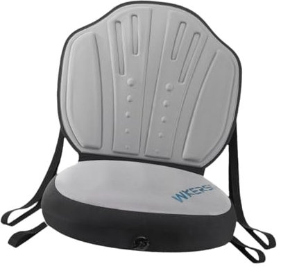 Amagogo Aufblasbarer Kajaksitz, Paddle-Board-Sitz, bequemes Rückenlehnen-Stützpolster, wasserdichter Bootssitz zum Paddeln, Kanufahren, Kajakfahren