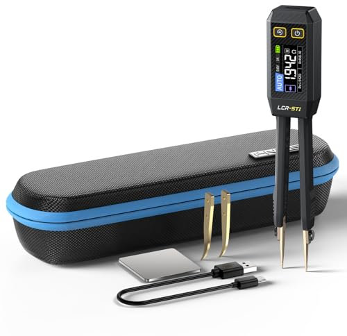 FNIRSI LCR-ST1 Mini Smart Tweezer LCR SMD ESR Tester Resistenza Capacità Induttanza Continuità Diodo Strumenti di Misura