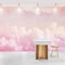 YueMingDi 3D Papier Peint Salon Canapé Rose Nuages Paysage Salon Chambre Fond D’Écran Art Stickers Muraux-200Cm×140Cm