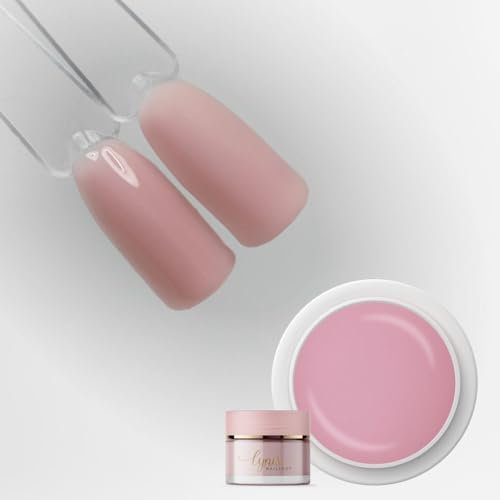 Aufbaugel für Gelnägel Cover SWEET CANDY Rosa Rose 15ml für Profis & Anfänger als UV Gel · für UV & LED geeignet · Cover Builder Gel · pinchbar, selbstglättend, mittelviskos · Lynis-Nailshop.de