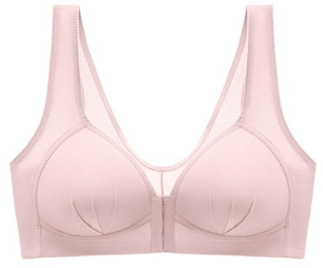 Reggiseni da donna Reggiseno a balconcino senza fili Supporto push up Coppa piena Pulsante anteriore Raccolto Traspirante Sottile Reggiseno sportivo senza reggiseno Reggiseni da yoga da donna