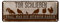 Femer Blechschild Hinweis 27x10 cm Tor Schließen egal, was die Hühner sagen Schild
