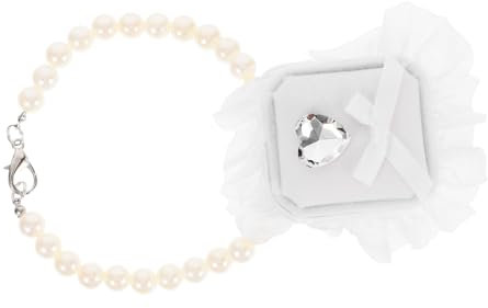 FUTUREORYY Ringbox Hochzeit Für Haustier Mit Schmuckdöschen Und Ringhalter Hundekragen Schmuckaufbewahrungsbox Für Verlobungsring Und Trauringe