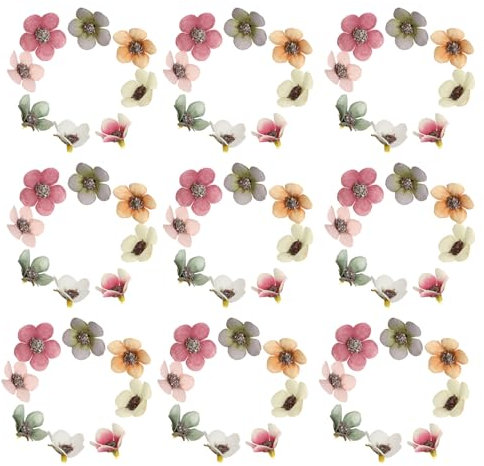 Angoily 100 Stück Mini Seiden Blumen Miniblumen Zum Basteln Gänseblümchen-strauß-Kranz Künstlich Gänseblümchen Blütenblätter Fälschung Blumenkranz Selber Machen Seidenblume