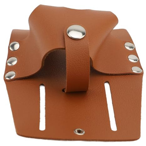 Haltemesshalter, Vielseitiger Multi-Tool-Halter für Bohrerbits, Cutter und Stifte, PU-Lederband-Messung Holster, Kompatibel mit Standardgurten, Stilvollem und Robustem Design