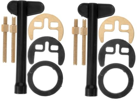 Angoily 2sets Plumbers Tool Kit Tap Washers Faucet Fastening Circlip Kitchen Faucet Horseshoe Fastening Nut Tool