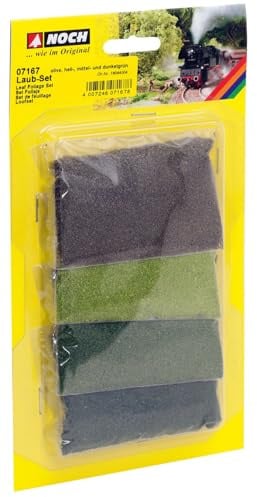 NOCH 07167 Spur G,0,H0,TT,N,Z Laub-Set