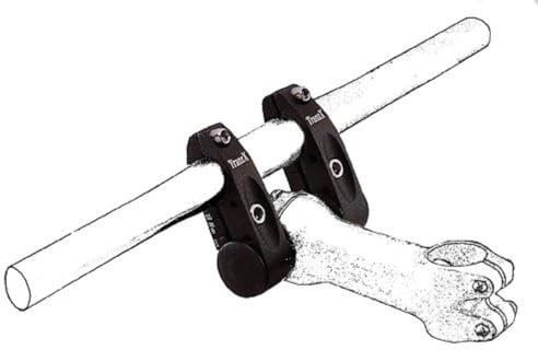 TranzX Doppelklemm-Adapter, black, Einheitsgröße