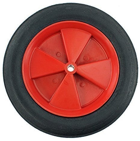 First4spares 10 Solid Wheelbarrow Slim Wheel for Garden Trolley/Barrow/Go Cart/Trailer