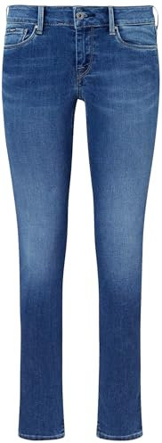 Pepe Jeans Soho, Pantaloni Donna, Blue (Denim-z63), 28W / 28L