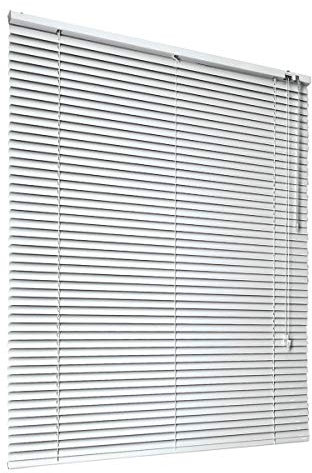 HSYLYM Aluminum Venetian Blinds (120 * 130cm, White)