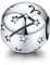 LaMenars Damen 12 Konstellationen Sternzeichen Stern Bead Charms 925 Sterling Silber Anhänger für Pandora, Chamilia & European Charm Armbänder & Halsketten (der Widder: 3.21-4.19)