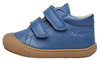 Naturino Cocoon-Scarpine Primi Passi in Pelle, Blu Chiaro 25