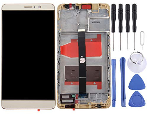 Pantalla LCD for Huawei Mate 9 Pantalla LCD y Conjunto Completo de digitalizador con Marco (Negro) (Color : Champagne Gold)
