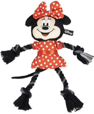 Cerdá Lifes Little Moments - For Fan Pets | Minnie Mouse Dental Rope Plush - Officially Licensed By Disney®