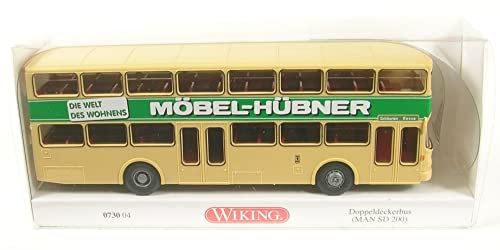 Wiking 073004 MAN SD 200 Doppeldeckerbus Möbel Hübner, 1:87