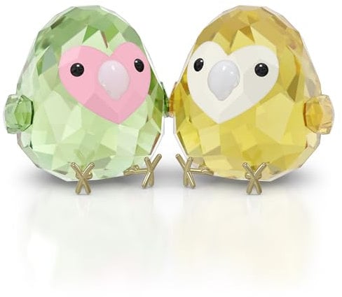 Swarovski All you Need are Birds Unzertrennliches Pärchen, Ornament mit Strahlendem Swarovski Kristall