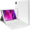Karylax - White Azerty Bluetooth Keyboard Protective Case for Lenovo Tab P11 /Tab P11 Plus 11 2021 (TB-J606F/J606L/J607)