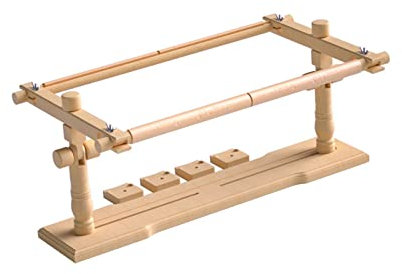 Dickly Frame, Lap Stand, Turned Cross Stitch Frame Clamp for