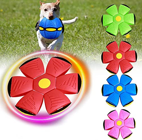 YeahBoom UFO Magische Fliegende Untertasse Kugel,Ball Frisbee,Frisbee Ball Hundespielzeug,Outdoor Spielzeug Hund,Fliegende Untertasse Ball Hund,Bälle für Hunde,Hund Frisbees