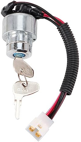 WOOSTAR 4 Draht Zündschlüsselschalter Ersatz für 50ccm 70ccm 90ccm 110ccm 125ccm Mini Pocketbike