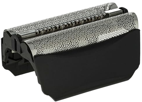 vhbw 1x Doppelscherfolie kompatibel mit Braun 8995 | Contour, Contour Pro Elektrorasierer + Rahmen, schwarz