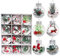 12 Stück Durchsichtige Kunststoffkugeln, Weihnachtskugeln Transparent 6cm Transparente Christbaumkugeln Weihnachtskugeln Baumschmuck Weihnachtsbaumkugeln Plastik Befüllbare Weihnachtskugeln (01)
