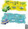 Circuit Voiture Enfant Petites Jouet pour Enfants DIY Piste de Puzzle Itinéraire Jeu éducatif Cadeaux Jeux Enfants 2 3 4 5 6 Ans (Dinosaur/océan)