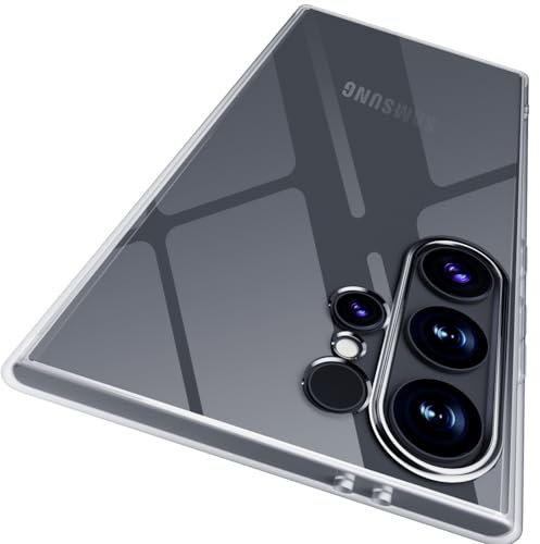 X-level für Samsung Galaxy S24 Ultra Hülle, [Guardian Serie] Soft Flex TPU Case Ultradünn Handyhülle Silikon Bumper Cover Tasche Schutzhülle für Samsung S24 Ultra 5G - Transparent