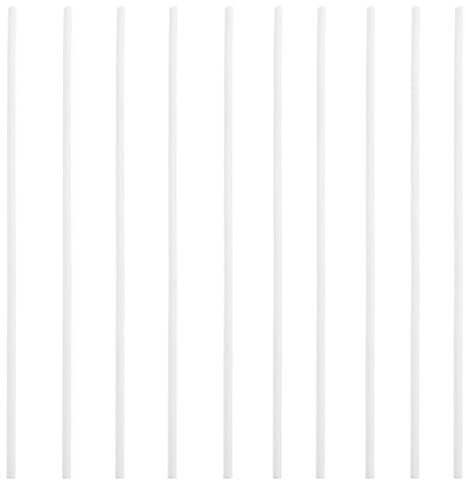 TEHAUX 10 StüCk HäNgende BrennstäBe Aus Aluminiumoxid HochtemperaturbestäNdig Leicht Und Tragbar Ideal FüR Keramikschmuck Und Brennhilfen 10 cm X 0.2 cm FüR Heimgebrauch