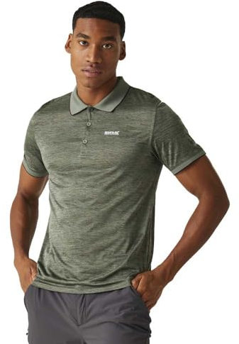 Regatta Men's Remex II Jersey Polo Shirt Camisa, Agave Verde, S para Hombre