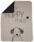 David Fussenegger Haustierdecke - Kuscheldecke für Tiere - Hundedecke My Happy Place aus 85% Baumwolle - GRS 90x70cm