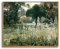hyidecorart Vintage Leinwand Bilder mit Rahmen Holz, 20x25 cm Klein Wandbilder Wohnzimmer Natur Sommer Landschafts Kunstdruck, Wanddeko Schlafzimmer Gemälde Desktop Badezimmer Büro Zimmer Esszimmer