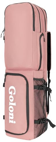 Goloni 4 Schläger Feldhockeytasche mit Schulterriemen, Rucksack mit Schuhfach, ideal für Feldhockey und Lacrosse Ausrüstung