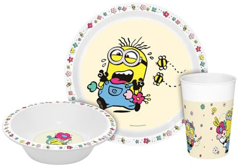 Kindergeschirr Minions Bellospring 3teilig PP