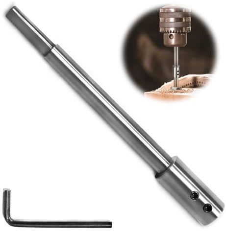 LPZMPZ 169 MM Extension de Foret Rallonge de Perceuse Rallonge de Meche Forstner, pour Foret Forstner avec Tige de 3/8, avec clé Hexagonale en Forme de L.