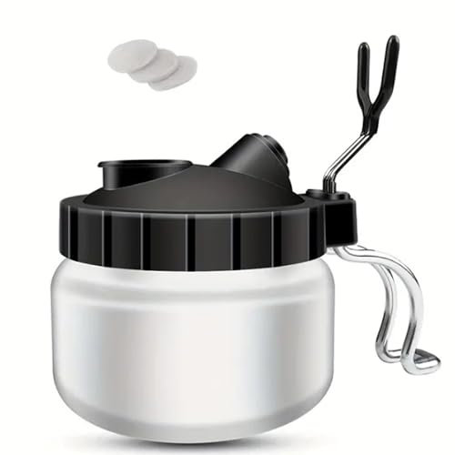 JUNIERS Reinigungsbehälter Airbrush 3 in 1 Halter Cleaning Pot Reinigungstopf