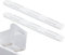 Pull Out Basket Sliders | 2pcs Kitchen Storage Rails for Organization Box Accessory,Storage Accessories to Change Storage Bin into Drawer, Storage Rails for Cupboard & Cabinet