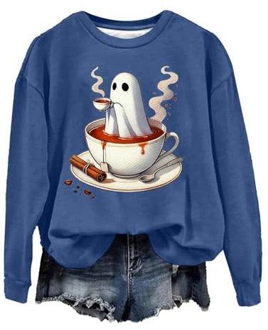 Generisch Outlet Shop tagesangebote Heute Sweatshirt Damen ohne Kapuze Damen Oberteile elegant weiche Basic-Tunika Weihnachtspullover Meine Bestellung Bitte Sachen für 5 Euro