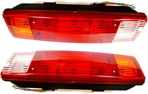 APSMOTIV 2 x Rücklicht, Bremslicht, 5-Kammer-Rücklicht, Kombinationsleuchte mit 24 V Glühbirnen, Rücklicht, LKW, kompatibel mit DAF Scania Trucks