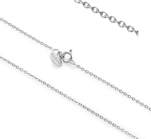 Louis Ciocchetti dal 1887- Catenina Argento 925 Sottile, Fine, Collana donna, Uomo, Collanina Maglia Forzatina, ideale per ciondoli, made in italy