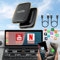 2024 Wireless CarPlay Adapter & Android Auto Adapter Support YouTube Netflix TF Card Screen Mirroring, Apple Car Play Dongle with USB-A and USB-C Cables, Magic Box Wried to Wireless Stream to Your Car
