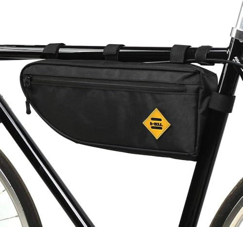 agctrler Fahrradtasche Rahmen [40cm] - 2 Liter Wasserdicht Rahmentasche Fahrrad für Telefon, Schlüssel, Snack, Werkzeug, Verwendung Fahrradtasche für Gravelbike und Ultracycling