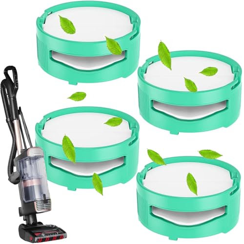 Anti Odour Cartridge for Shark Vacuum Cleaners, 4 Pack Long-Lasting Air Freshener Refill Compatible with HZ3000UKT, IZ400UK, IZ400UKT, IZ420UKT, NZ860UK, NZ860UKT, AZ913UK, AZ913UKT