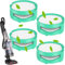 Anti Odour Cartridge for Shark Vacuum Cleaners, 4 Pack Long-Lasting Air Freshener Refill Compatible with HZ3000UKT, IZ400UK, IZ400UKT, IZ420UKT, NZ860UK, NZ860UKT, AZ913UK, AZ913UKT