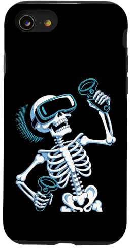 Hülle für iPhone SE (2020) / 7/8 Halloween Skelett VR Headset Kostüm